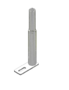 PIED DE CASE INOX - SUR PLATINE - A EMBOITER 