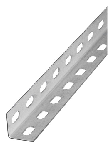 SUPPORT INOX A SUSP AU PLAFOND-CORNIERE INOX PERFOREE TROU 20X8.5MM