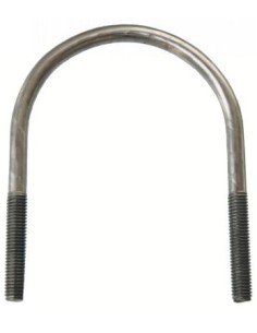 ETRIER FILETE POUR FIXATION TUBE - SANS ECROU