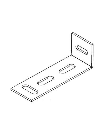 EQUERRE INOX - 133 X 43 X 44