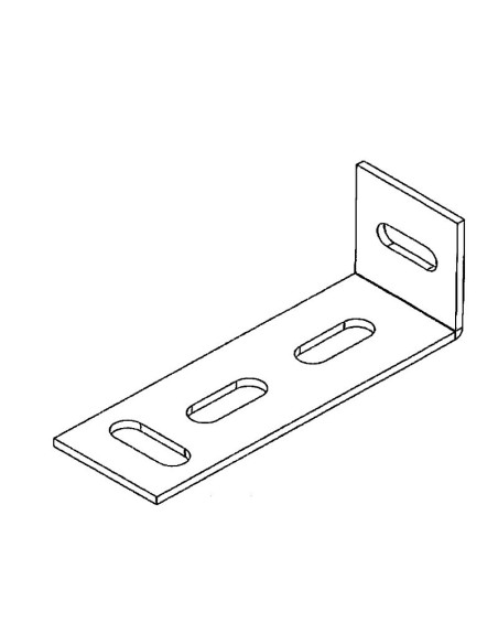 EQUERRE INOX - 133 X 43 X 44