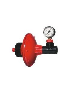 REDUCTEUR/REGULATEUR  DE PRESSION - PVC ROUGE - REGLABLE