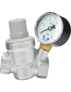 REDUCTEUR/REGULATEUR  DE PRESSION - LAITON AVEC MANOMETRE