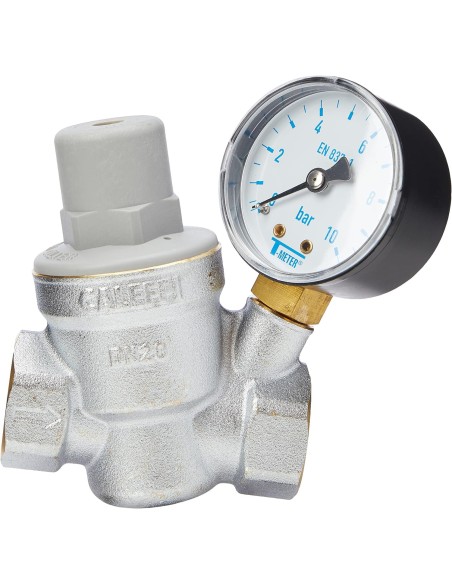 REDUCTEUR/REGULATEUR  DE PRESSION - LAITON AVEC MANOMETRE