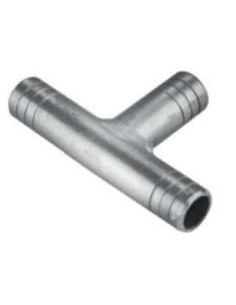 TE RACCORD CANNELE INOX - 90 °