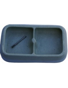 AUGETTE BETON RESINE - RECTANGLE DOUBLE