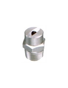 BUSE JET PLAT - INOX - ENTREE MALE GAZ 1/4 - ANGLE 25 °