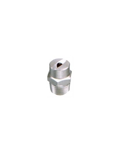 BUSE JET PLAT - INOX - ENTREE MALE GAZ 1/4 - ANGLE 25 °