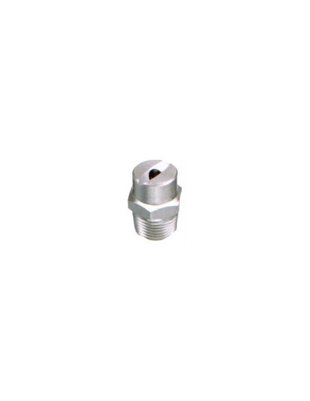 BUSE JET PLAT - INOX - ENTREE MALE GAZ 1/4 - ANGLE 25 °