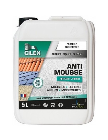 ANTIMOUSSE - ANTI VERDISSURE LIQUIDE CONCENTRE A DILUER 