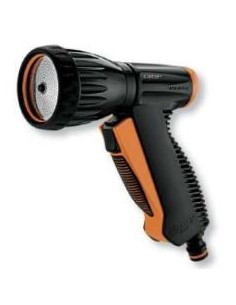 PISTOLET MULTIJET POUR TUYAU ARROSAGE-POIGNEE CONFORT-REGLABLE 4 JETS