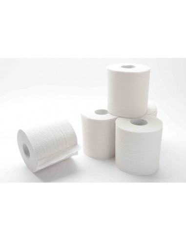 PAPIER TOILETTE - PURE OUATE MICROGAUFRE - 2 PLIS - BLANC