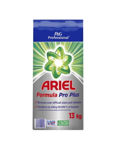 LESSIVE POUDRE DESINFECTANTE ARIEL FORMULE PRO+