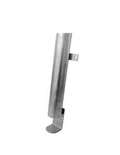 SUPPORT INOX POUR MORCEAU BOIS-LONGUEUR TUBE 40 CM