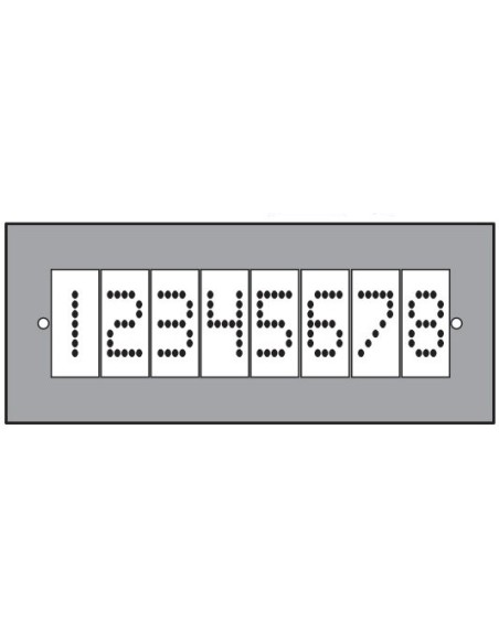 CARACTERE DE FRAPPE POUR PORCIFRAP - ALPHANUMERIQUE