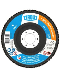 DISQUE A LAMELLE  - POUR METAL/INOX - MOYENNE GAMME