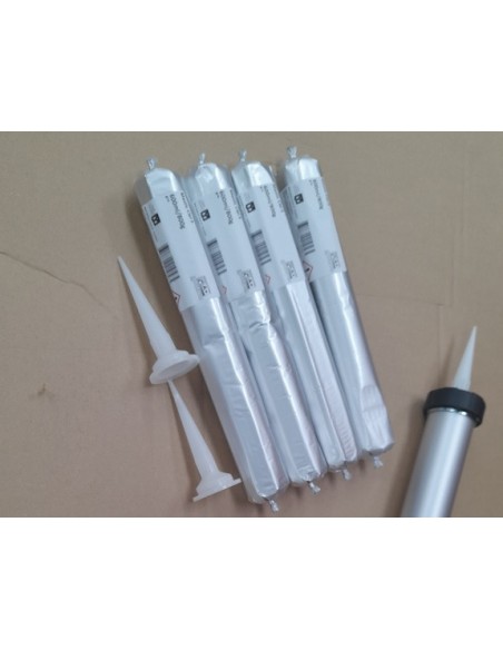 CARTOUCHE POCHE SOUPLE MASTIC GRIS POUR PANNEAU BETON ELEVATION CIEL 