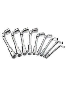 JEU DE 9 CLES A PIPE DEBOUCHEES 6 PANS