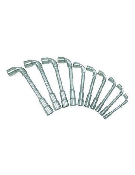 JEU DE 12 CLES A PIPE DEBOUCHEES 6 X 6 PANS