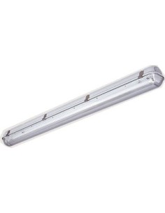 REGLETTE LED -VASQ POLYCAR-10 CLIP INOX FERMET-2 CROCH INOX SUSP