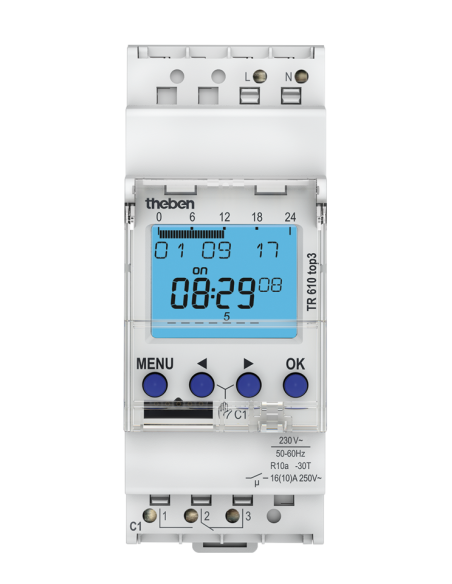 PROGRAMMATEUR HORLOGE 230 VOLT 16 AMP - DIGITAL