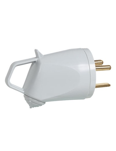 FICHE MALE PVC - MONO - 2 P + T