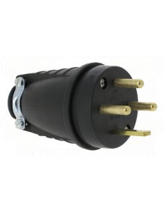 FICHE MALE CAOUTCHOUC - TRI - 3 P + T