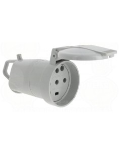 FICHE FEMELLE PVC - TRI - 3 P + T + N