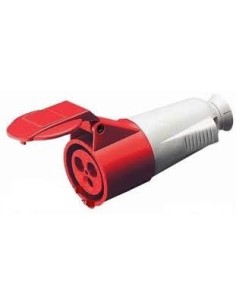 FICHE PROLONGATEUR FEMELLE PVC - TRI - 3 P+ T