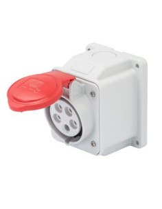 PRISE BOITIER MURAL FEMELLE PVC - TRI - 3 P + T