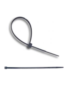 COLLIER POLYAMIDE CRANTE NOIR