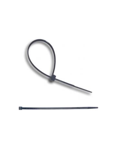 COLLIER POLYAMIDE CRANTE NOIR