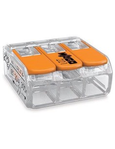 BORNE CONNECTEUR WAGO POUR CABLE DE SECTION 0.2 A 4MM²