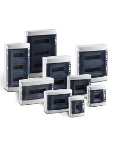 COFFRET ELEC MODULAIRE A CABLER - PORTE VITREE