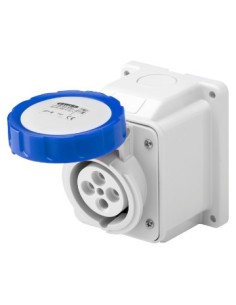 PRISE BOITIER MURAL FEMELLE PVC - MONO- 2 P + T