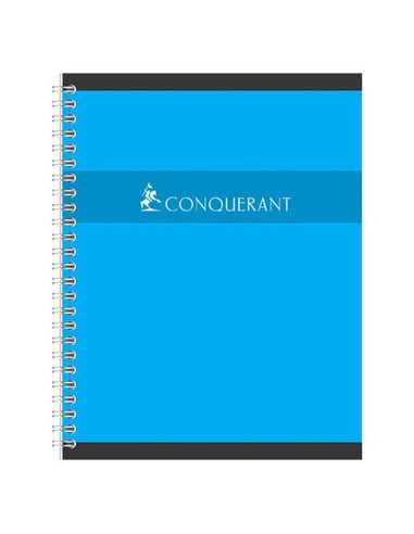 CAHIER A SPIRALE CONQUERANT PETIT FORMAT 17 X 22 CM