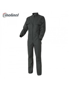 COMBINAISON DE TRAVAIL 1 FERMETURE POLYCOTON MOLINEL - VERT