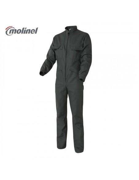 COMBINAISON DE TRAVAIL 1 FERMETURE POLYCOTON MOLINEL - VERT