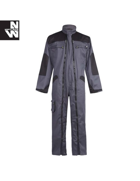 COMBINAISON 2 FERMETURES SALVADOR - GRIS/NOIR