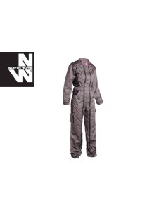 COMBINAISON DE TRAVAIL 2 FERMETURES FEMME ALICE - GRIS