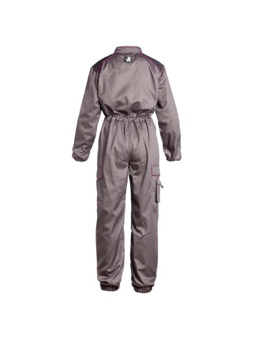 COMBINAISON DE TRAVAIL 2 FERMETURES FEMME ALICE - GRIS