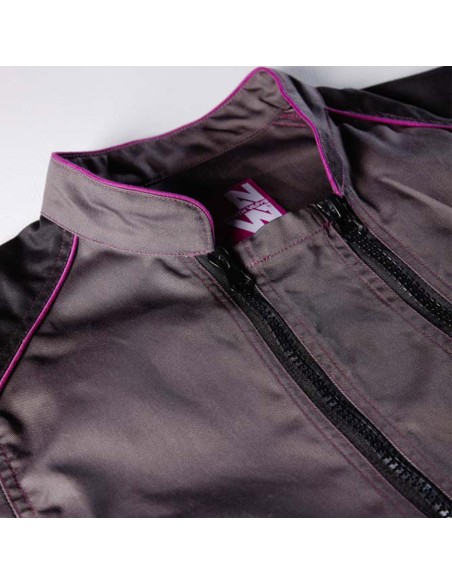 COMBINAISON DE TRAVAIL 2 FERMETURES FEMME ALICE - GRIS