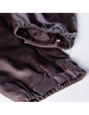 COMBINAISON DE TRAVAIL 2 FERMETURES FEMME ALICE - GRIS