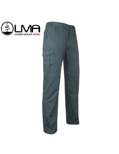 PANTALON TRAVAIL MULTIPOCHES SCIE - VERT US