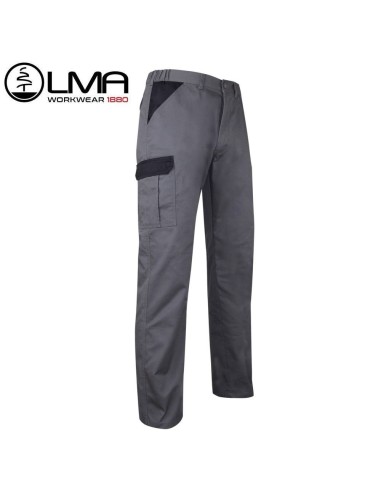 PANTALON TRAVAIL MULTIPOCHES PERCEUSE - GRIS