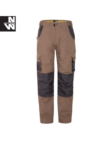 PANTALON TRAVAIL ADAM - BRUN ANTHRACITE