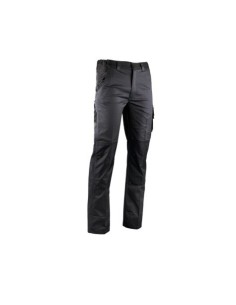 PANTALON BICOLORE VULCAIN - GRIS SOMBRE/NOIR