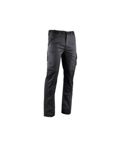 PANTALON BICOLORE VULCAIN - GRIS SOMBRE/NOIR