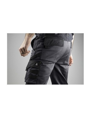 PANTALON BICOLORE VULCAIN - GRIS SOMBRE/NOIR