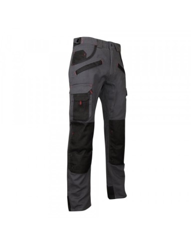 PANTALON BICOLORE ARGILE - GRIS NUIT/NOIR 